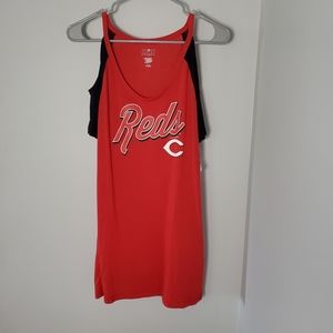 NWT Cincinnati Reds Cold Shoulder Top